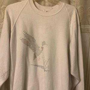 Rhinestone duck sweatshirt